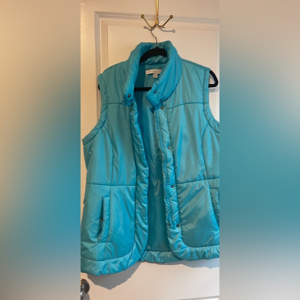 Baby Blue Puff Vest